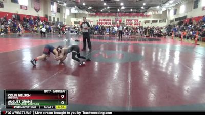 85 lbs Cons. Round 2 - Colin Nelson, TMB/WWG vs August Grams, Centennial Youth Wrestling