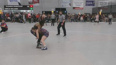 155 lbs Champ. Rd Of 32 - Eleanor Robertson, Franklin Wrestling Club vs Amelia Williams
