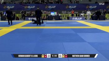 Matthew Adam Shriner vs Herman Gijsbert V. D. Berg 2025 European Jiu-Jitsu IBJJF Championship