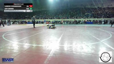 160 lbs Round Of 64 - Landon Hornberger, Stillwater Wrestling vs Levi Dennis, Team Guthrie Wrestling