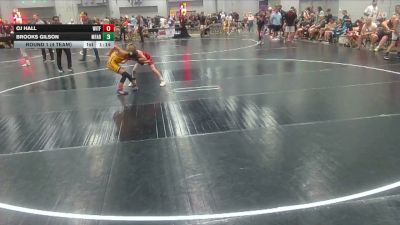 89 lbs Round 1 (4 Team) - Brooks Gilson, MF Army vs OJ Hall, Witchduck Training Facility