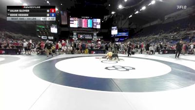 144 lbs Cons. Rd Of 32 - Julian Glover, KS vs Eddie Kessen, OH