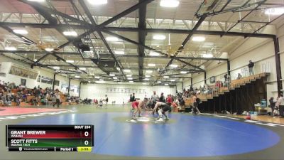 157 lbs Cons. Round 3 - Grant Brewer, Wabash vs Scott Fitts, Indiana Tech