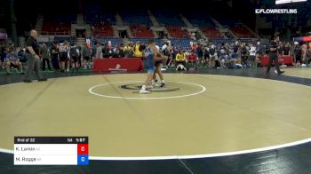 126 lbs Rnd Of 32 - Kaleb Larkin, Arizona vs Matthew Rogge, Wisconsin