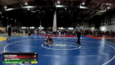 90 lbs Round 3 (6 Team) - Rocco Esposito, RAW vs Colt Brewer, HANOVER HAWKEYE