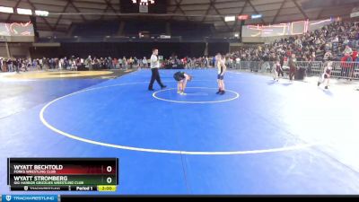 70 lbs Champ. Round 1 - Wyatt Cass, Southwest Washington Wrestling Club vs Camden Hanson, Snoqualmie Valley Wrestling Club