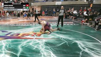 139 lbs Finals (8 Team) - Owen Rhode, Anoka, MN vs Logan Person, Hononegah, IL