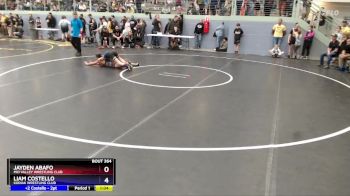 98 lbs Quarterfinal - Liam Costello, Kodiak Wrestling Club vs Jayden Abafo, Mid Valley Wrestling Club