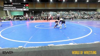 73 lbs Consi Of 16 #2 - Anika Grady, Nevada Elite vs Penelope Helsel, Legacy Elite Wrestling Club