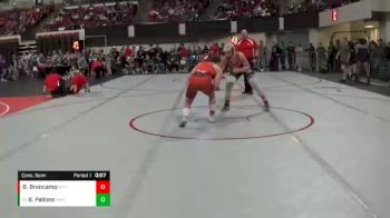 158 lbs Cons. Semi - Bruno Pallone, Hardin Wrestling Club vs Bridger Brancamp, Mine Yard Dogs Wrestling Club