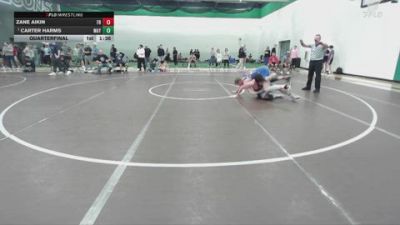 190 lbs Quarterfinal - Carter Harms, Maysville vs Zane Aikin, Frontenac Raiders