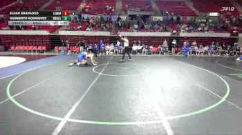 132 lbs Round 4 - Placement (4 Team) - Elijah Granados, Leander vs Humberto Rodriguez, Comal Smithson Valley