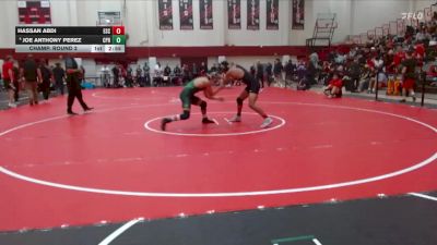 157 lbs Champ. Round 2 - Hassan Abdi, Evergreen State College vs Joe Anthony Perez, Cal Poly Humboldt