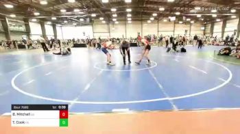 106 lbs Consi Of 8 #1 - Braydon Mitchell, GA vs Tyson Cook, PA