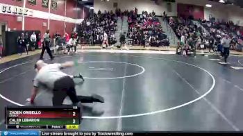 113 lbs Semifinal - Caleb LeBaron, Rancho vs Zaden Oribello, Legacy