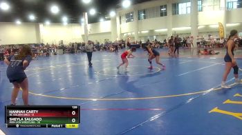 120 lbs Round 3 (8 Team) - Sheyla Salgado, Iron Lion Wrestling vs Hannah Carty, NC Golden Girls