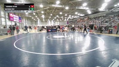 U23 Women - 53 lbs Champ. Round 1 - Kendra Ryan, IL vs Hayden Fry, CA