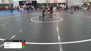 95 lbs Quarterfinal - Cole Karlin, Beatrice Wrestling Club vs Abdi Unle, Bryan Wrestling Club