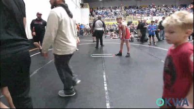 110 lbs Quarterfinal - Bubba Siegel, Raw Wrestling Club vs Kaydence Andes, Weatherford Youth Wrestling