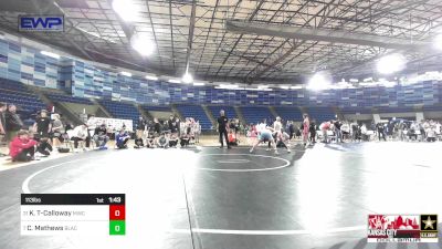 113 lbs Quarterfinal - Khy'ree Thomas-Calloway, MWC Wrestling Academy, NE vs Cooper Mathews, Black Fox Wrestling Academy