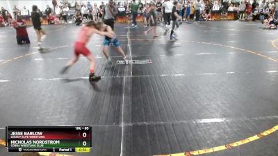 85 lbs Round 1 - Nicholas Nordstrom, Cobra Wrestling Club vs Jesse Barlow, Legacy Elite Wrestling