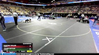 120 Class 4 lbs Quarterfinal - Hunter Taylor, Liberty vs Fisher Butler, Neosho