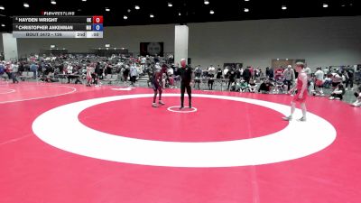 132 lbs Cons. Round 4 - Sawyer Hackbarth, OK vs Davion Wilson, MO