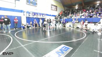 64 lbs Semifinal - Camden Hollingshead, Mannford Pirate Youth Wrestling vs Jaxon Deo, Berryhill Wrestling Club