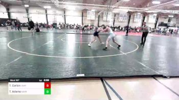 141 lbs Consi Of 16 #2 - Tristan Corbin, Unaffiliated - HS vs Tyler Adams, Naval Academy Prep School