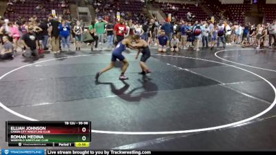 95-98 lbs Round 3 - Roman Medina, Widefield Wrestling Club vs Elijah Johnson, Canon City Wrestling Club