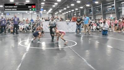 70 lbs Round 2 (3pm Friday) - Mariah Ortiz, Lady Reapers vs Kayleigh Vest, Minnesota Funky Singlets