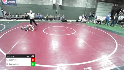 88 lbs Rr Rnd 2 - Evan Strom, Panhandle Wrestling Academy vs Braden Gaines, Bear Cave