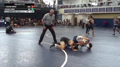 141 lbs Cons. Round 4 - Lucas Long, Rio Hondo College vs Lucas Wold, Santa Rosa Junior College