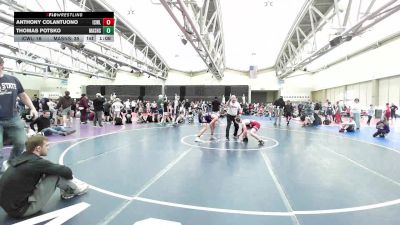 121 lbs Rr Rnd 9 - Anthony Colantuono, ICWL Bruisers MS vs Thomas Potsko, Mat Assassins Red