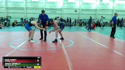 165 lbs Round 6 (10 Team) - Jack Harty, GT Alien - 2 vs Simon Ginnelly, Cow Rock WC