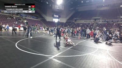 63 lbs Champ. Rd Of 16 - Chandler Williams, Sanderson Wrestling Academy vs Chance Bugle, Eaglecrest Wrestling Club
