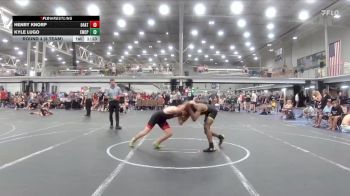 150 lbs Round 4 (8 Team) - Kyle Lugo, EsteBuilt Patriots vs Henry Knorp, 84 Athletes