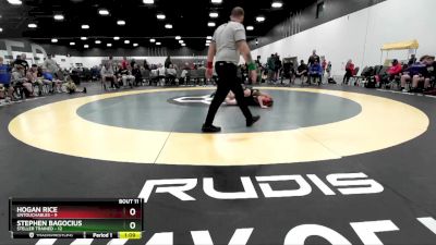 95 lbs Placement Matches (8 Team) - Hogan Rice, Untouchables vs Stephen Bagocius, Steller Trained