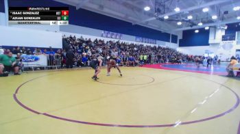 132 lbs Quarterfinal - Azuan Gonzales, Eisenhower vs Isaac Gonzalez, Western