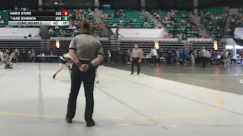 6A 132 lbs Cons. Round 2 - James Stone, Clay Chalkville vs Jake Johnson, Buckhorn