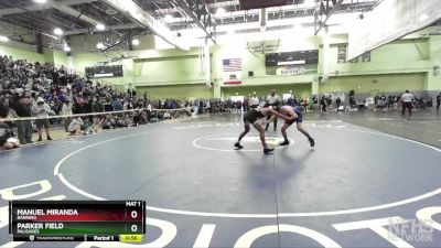 132 lbs 3rd Place Match - Parker Field, Palisades vs Manuel Miranda, BANNING