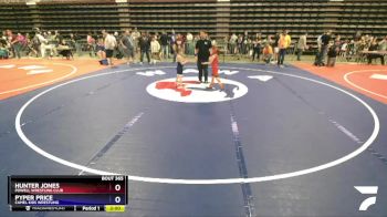 50-55 lbs Cons. Semi - Hunter Jones, Powell Wrestling Club vs Pyper Price, Camel Kids Wrestling
