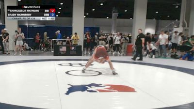 65 kg Champ. Rd Of 128 - Chancellor Mathews, Air Force Regional Training Center vs Brady McMurtry, BullTrained Wrestling