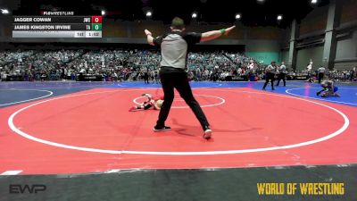 58 lbs Round Of 16 - Jagger Cowan, JWC vs James Kingston Irvine, Team Aggression