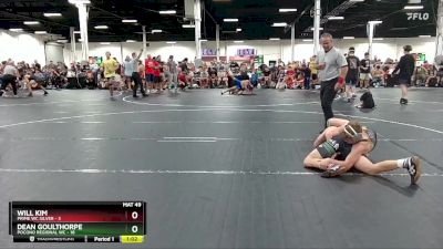 126 lbs Round 6 (8 Team) - Dean Goulthorpe, Pocono Regional WC vs Will Kim, Prime WC Silver