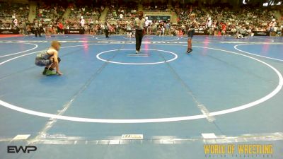 67 lbs Consi Of 32 #1 - Phoenix Vrana, Brawlers vs Colson Beckley, Team Tulsa Wrestling Club