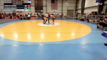 145 lbs Rr Rnd 2 - Charlie Lussier, MetroWest United Black vs Kaygen Roberts, CKWA
