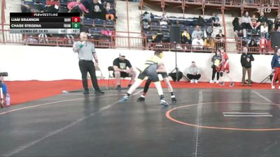 105_B lbs Consi Of 16 #2 - Liam Brannon, Danville vs Chase Stegena, Thomas Jefferson
