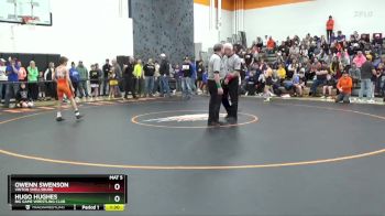 85 lbs Quarterfinal - Owenn Swenson, Vinton Shellsburg vs Hugo Hughes, Big Game Wrestling Club