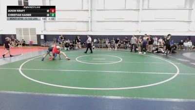 C-152 lbs Consi Of 8 #2 - Jaxon Kraft, NY vs Christian Kaiser, OH